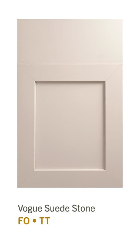 Debut Vogue True Touch Suede Stone