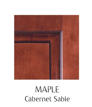 Debut Maple Cabernet Sable