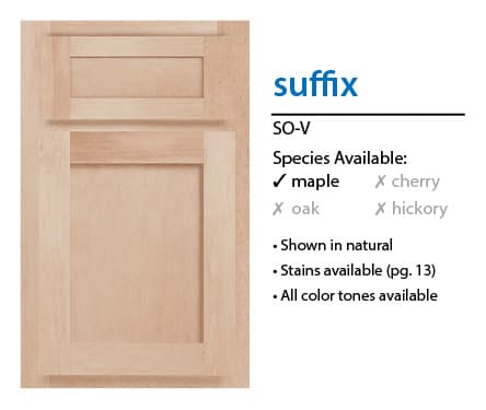 Presidential Suffix Maple Natural