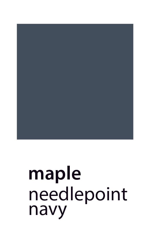 Presidential Maple Needlepoint Navy