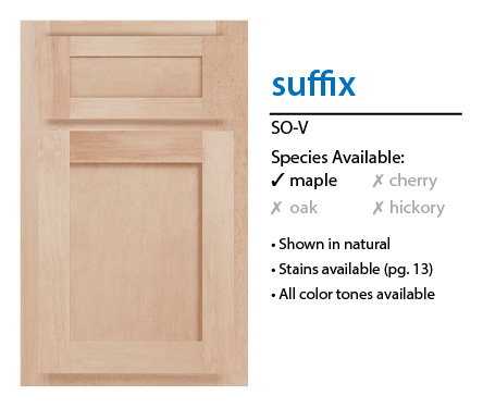 Presidential Suffix Maple Natural